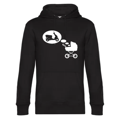 Kinderwagentraum Motorroller Hoodie Männer King Hooded