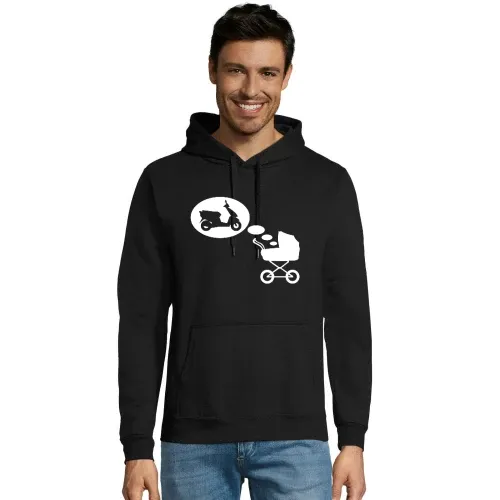 Kinderwagentraum Motorroller Männer Hoodie Kinderwagentraum Motorroller Hoodie