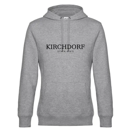 Kirchdorf Koordinaten Hoodie Männer King Hooded