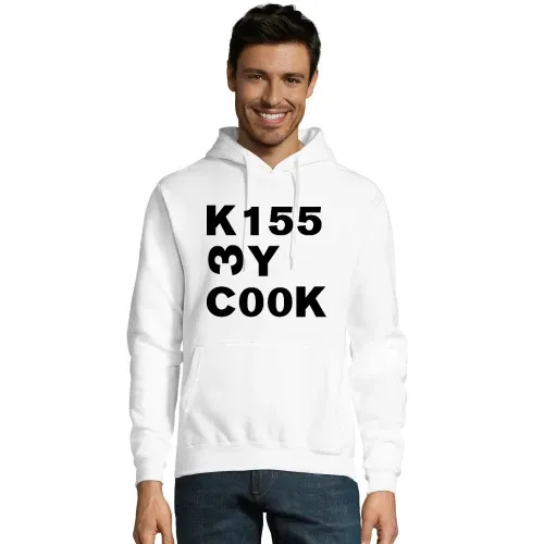 kiss my cook Männer Hoodie