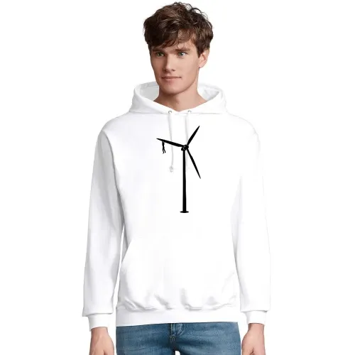 Klimmzug am Windrad Männer Hoodie