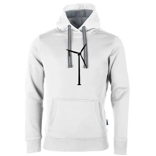 Klimmzug am Windrad Männer Hoodie