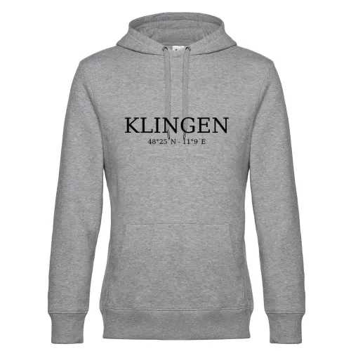 Klingen Koordinaten Hoodie Männer King Hooded