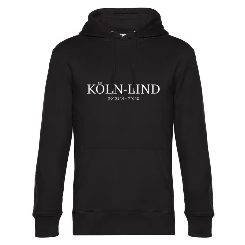 Köln-lind Koordinaten Hoodie Männer King Hooded