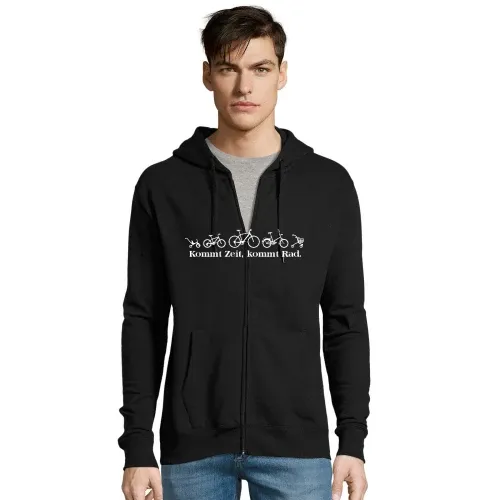 Kommt Zeit, kommt Rad. Männer Hoodie
