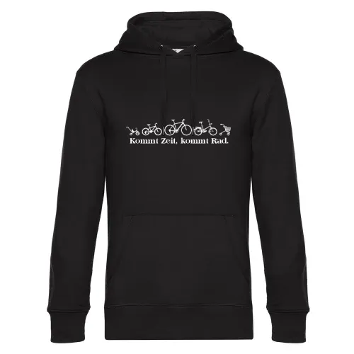 Kommt Zeit, kommt Rad. Männer Hoodie