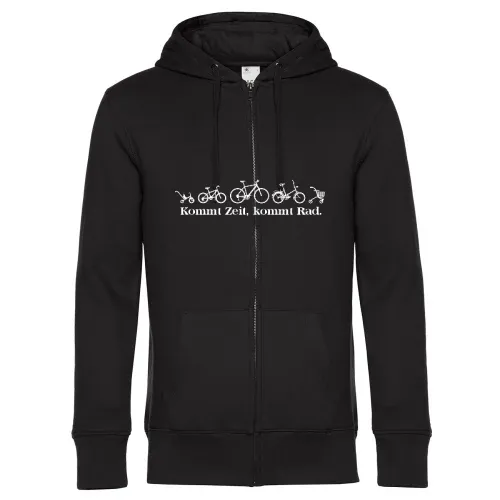 Kommt Zeit, kommt Rad. Männer Hoodie