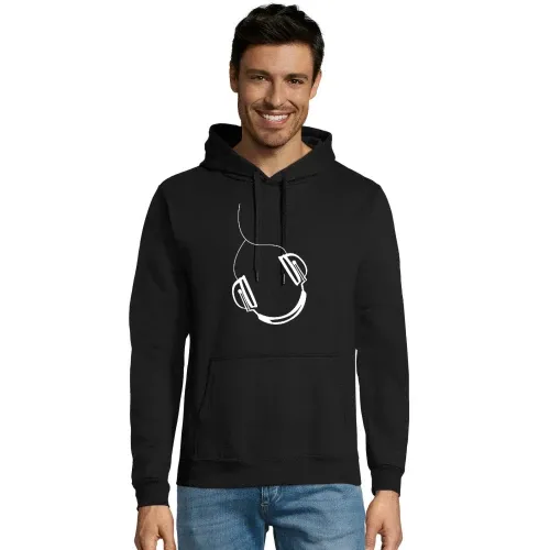 Kopfhörer mit Kabel Männer Hoodie