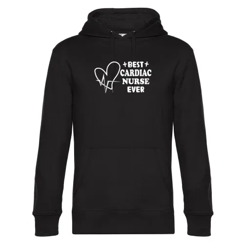 Krankenschwester Best Cardiac Nurse Ever Hoodie Männer King Hooded