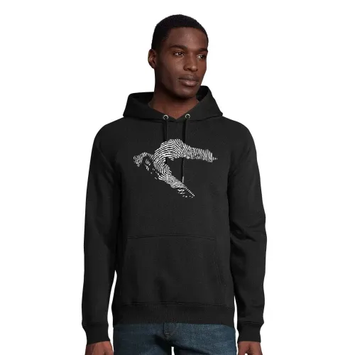 Kroatien Fingerabdruck Hoodie Männer Stellar Bio