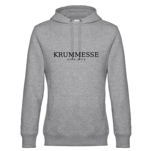 Krummesse Koordinaten Hoodie Männer King Hooded