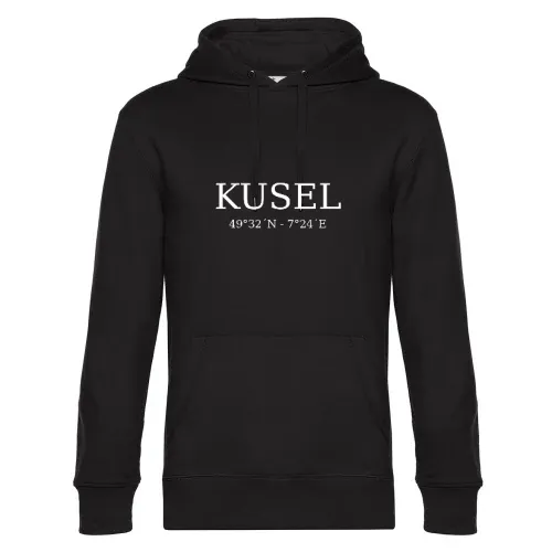 Kusel Koordinaten Hoodie Männer King Hooded