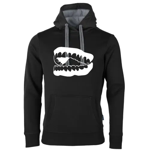 lachendes Gebiss Männer Hoodie
