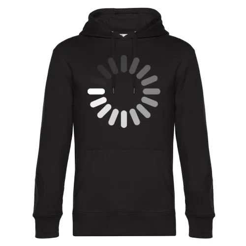 Ladekreis Loading in weiß Hoodie Männer King Hooded