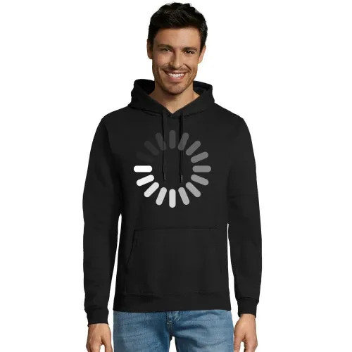 Ladekreis Loading in weiß Hoodie