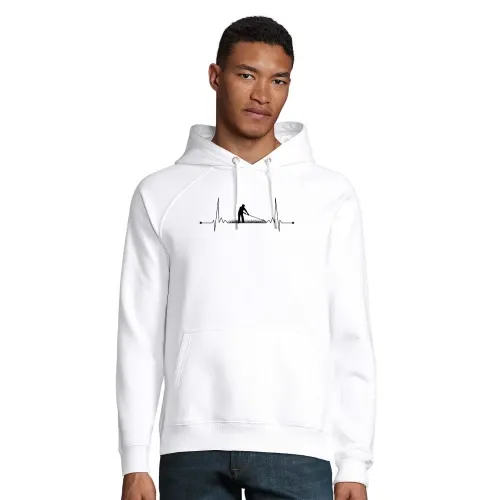 Landwirt Puls Farmer Herzschlag Feldarbeiter Hoodie Männer Stellar Bio