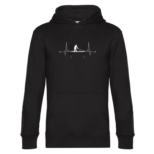 Landwirt Puls Farmer Herzschlag Feldarbeiter Hoodie Männer King Hooded