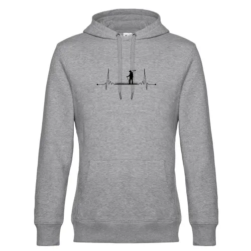 Landwirt Puls Farmer Herzschlag Feldarbeiter Hoodie Männer King Hooded