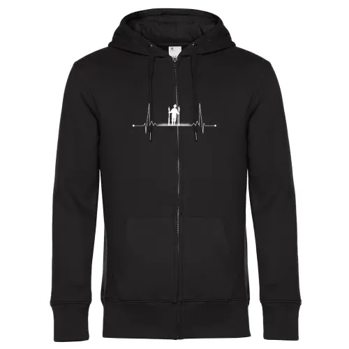 Landwirt Puls Farmer Herzschlag Feldarbeiter Männer Hoodie