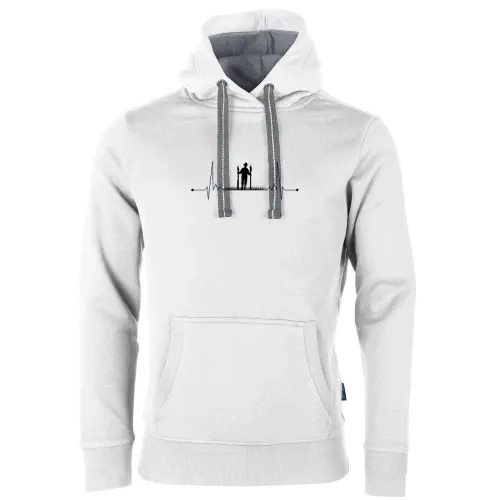 Landwirt Puls Farmer Herzschlag Feldarbeiter Männer Hoodie