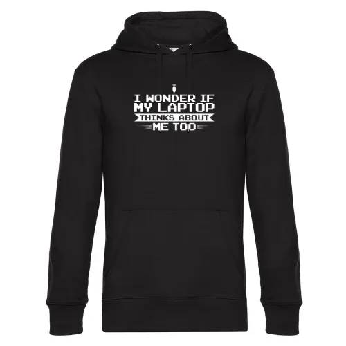 Laptop Liebhaber Informatiker Büro Job Admin Hoodie Männer King Hooded