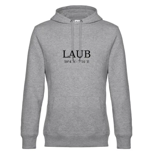 Laub Koordinaten Hoodie Männer King Hooded