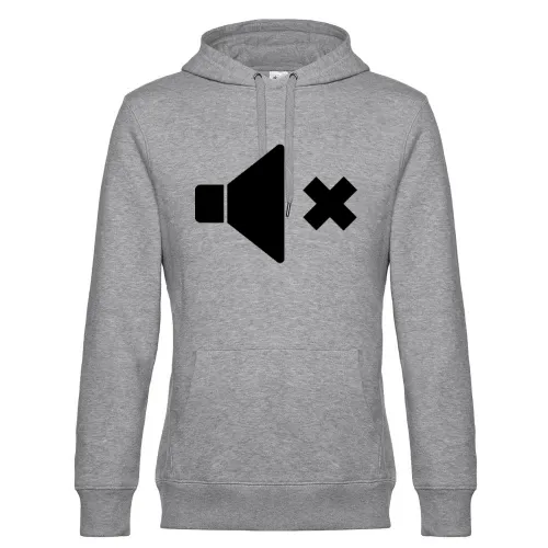 Lautsprecher Icon aus Männer Hoodie
