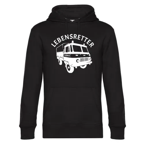 Lebensretter Feuerwehr Robur LO Männer Hoodie