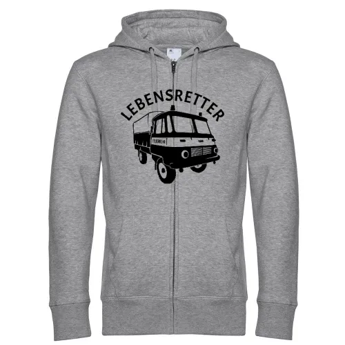 Lebensretter Feuerwehr Robur LO Männer Hoodie