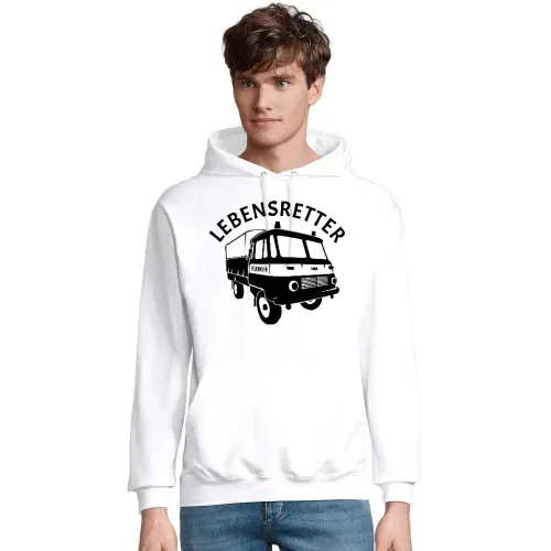 Lebensretter Feuerwehr Robur LO Männer Hoodie