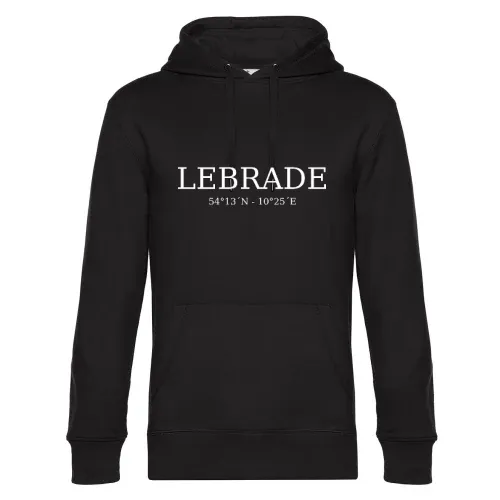Lebrade Koordinaten Hoodie Männer King Hooded