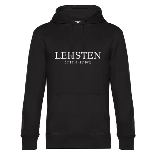 Lehsten Koordinaten Hoodie Männer King Hooded