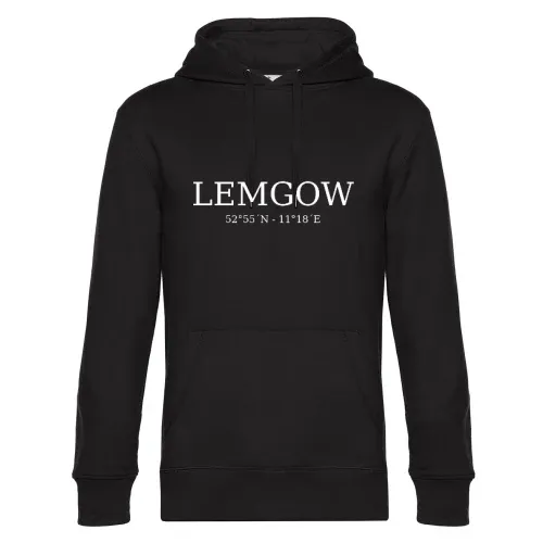 Lemgow Koordinaten Hoodie Männer King Hooded