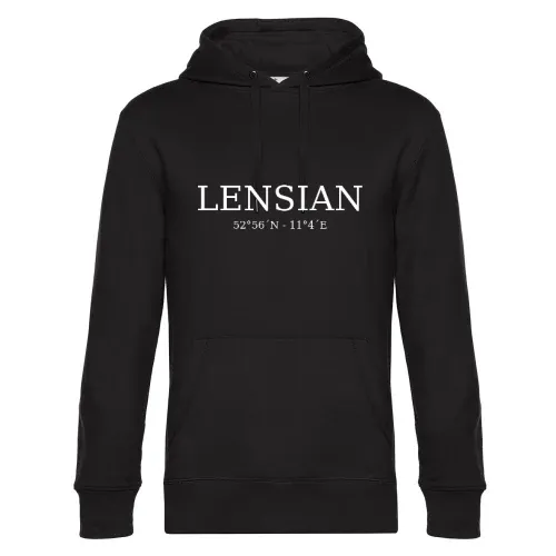 Lensian Koordinaten Hoodie Männer King Hooded
