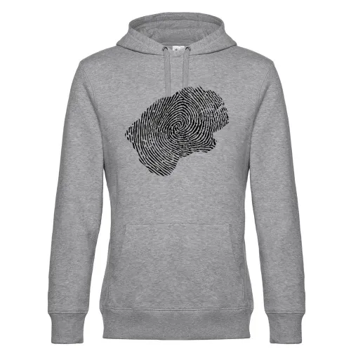 Lesotho Fingerabdruck Hoodie Männer King Hooded