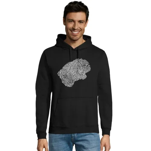 Lesotho Fingerabdruck Männer Hoodie Lesotho Fingerabdruck Hoodie