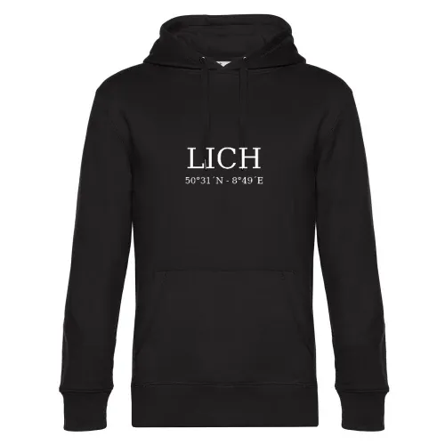 Lich Koordinaten Hoodie Männer King Hooded
