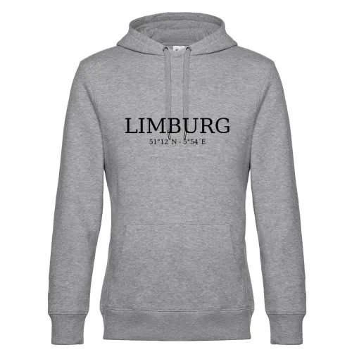Limburg Koordinaten Hoodie Männer King Hooded