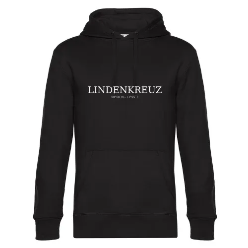 Lindenkreuz Koordinaten Hoodie Männer King Hooded