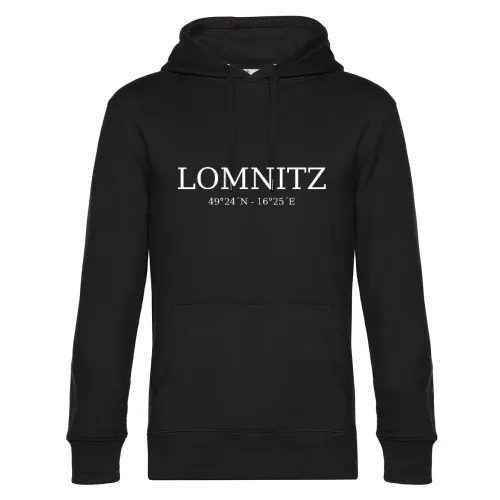 Lomnitz Koordinaten Hoodie Männer King Hooded