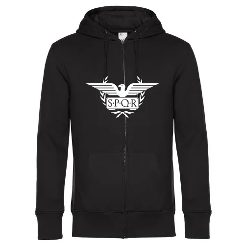 Lorbeerkranz Aquila Adler SPQR Rom Männer Hoodie