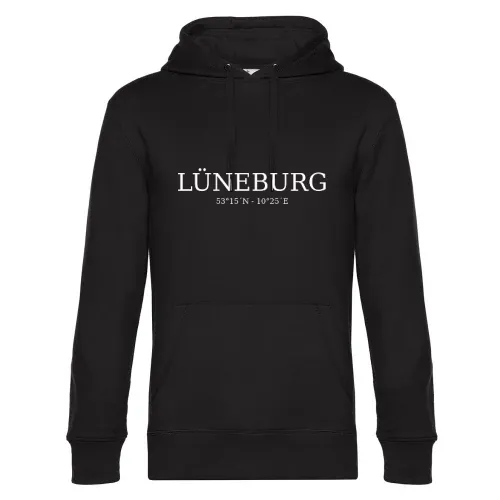Lüneburg Koordinaten Hoodie Männer King Hooded