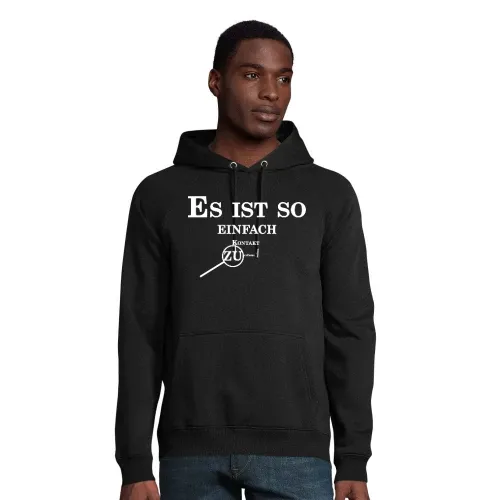 Lupe Kontakt Hoodie Männer Stellar Bio