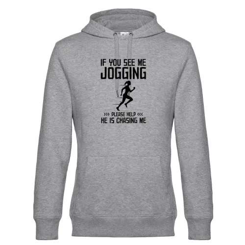 Lustiger Jogger Joggen Jogging Spruch Hoodie Männer King Hooded