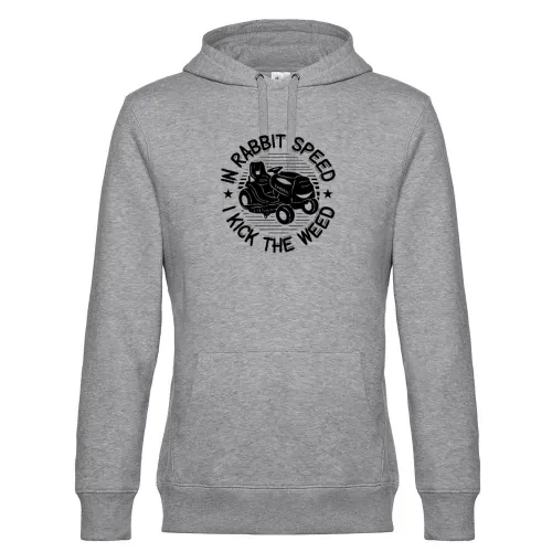 Lustiger Rasenmähen Rasenmäher Traktor Spruch Hoodie Männer King Hooded