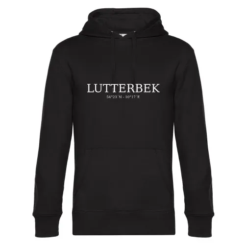 Lutterbek Koordinaten Hoodie Männer King Hooded