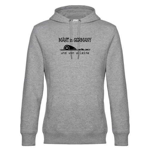 Mäht in Germany und von alleine Mähroboter Hoodie Männer King Hooded