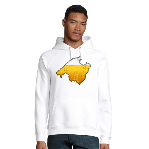 Mallorca mit Bier Hoodie Männer Stellar Bio