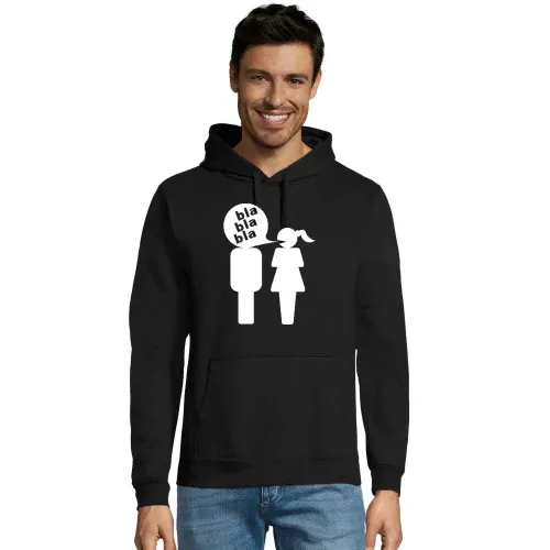 Mann bla bla bla Frau Männer Hoodie