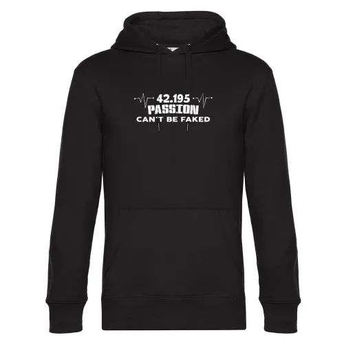 Marathon Passion Can t Be Faked Marathonläufer Hoodie Männer King Hooded
